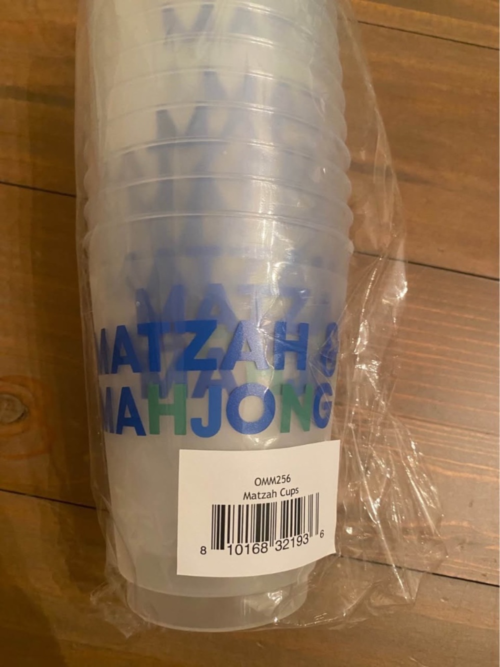 Oh My Mahjong Matzah Cups - gift set